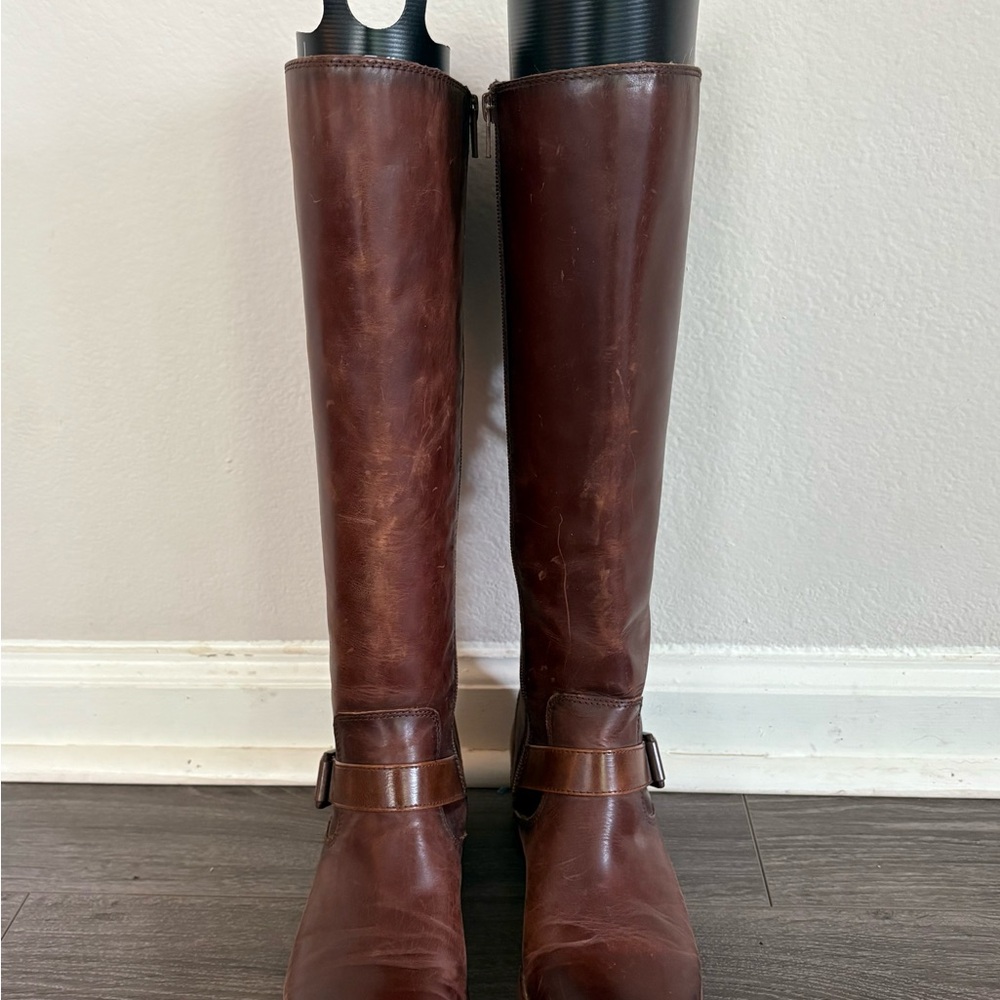 Sofft Kristie Leather Lace Up Tall Boot